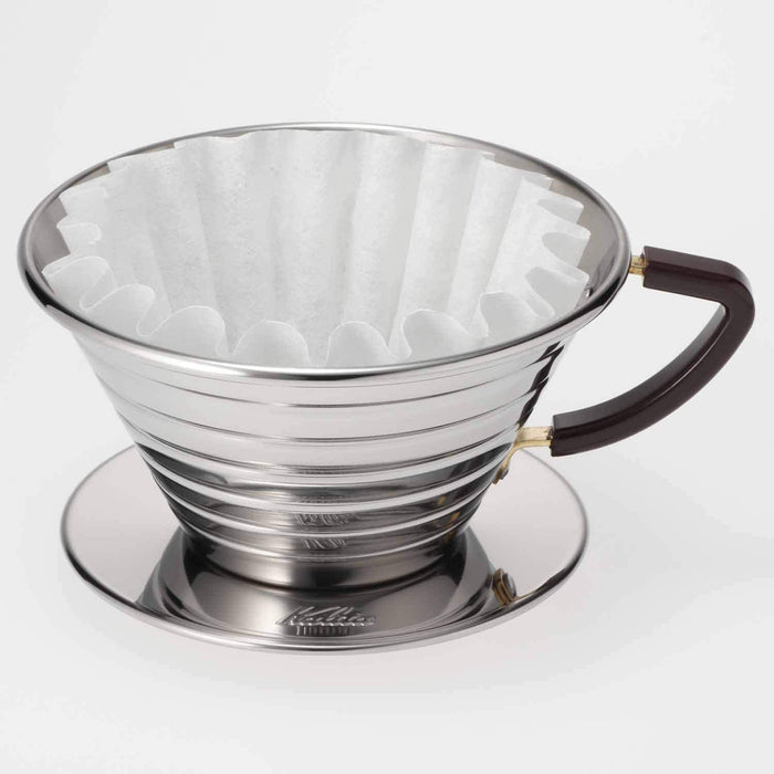 Kalita Wave Stainless Steel Dripper - 185 | 05033 | Hasbean.co.uk